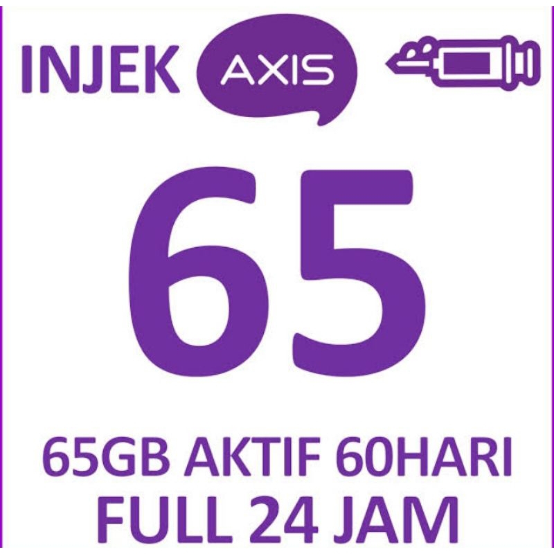 paket axis 65GB 60 hari