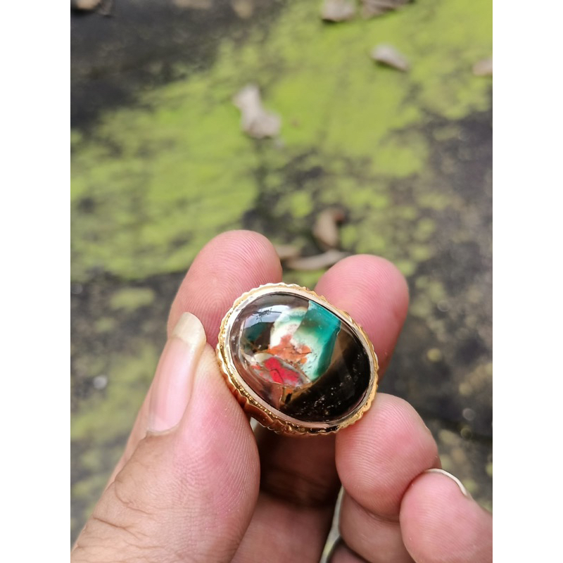 CINCIN BATU AKIK PANCAWARNA EDONG MARSIH OHEN CIANGEL DARSON KIRPAY BUKAN BACAN