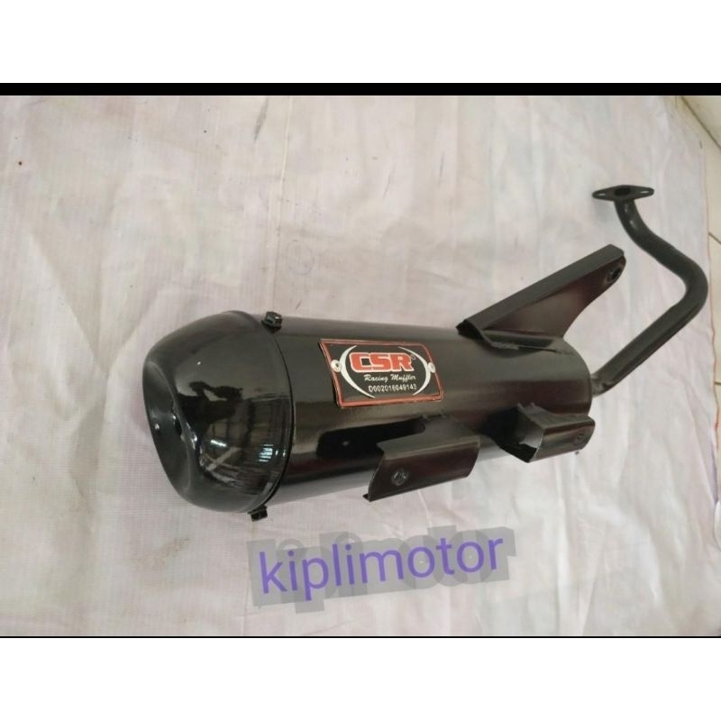 Knalpot Racing bobokan model standar beat lama karbu merk CSR
