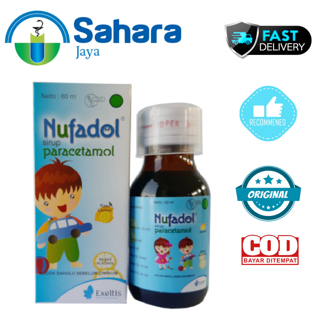 [SJ] Nufadol Sirup 60 ml / NUFADOL PARACETAMOL / NUFADOL SYRUP