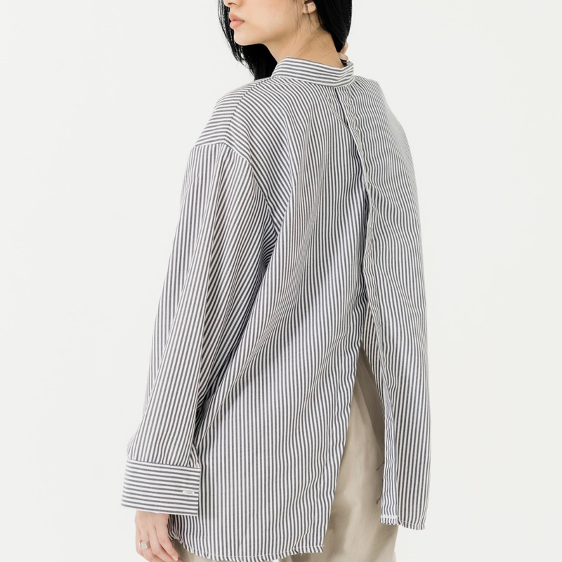 two ways stripe shirt