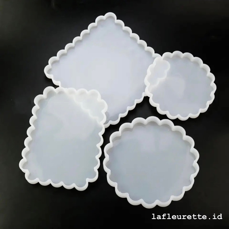 cetakan silikon nampan / cetakan resin bulat / cetakan resin kotak / cerakan resin hati / cetakan resin coaster / coaster resin mold / cetakan resin tatakan / cetakan resin besar