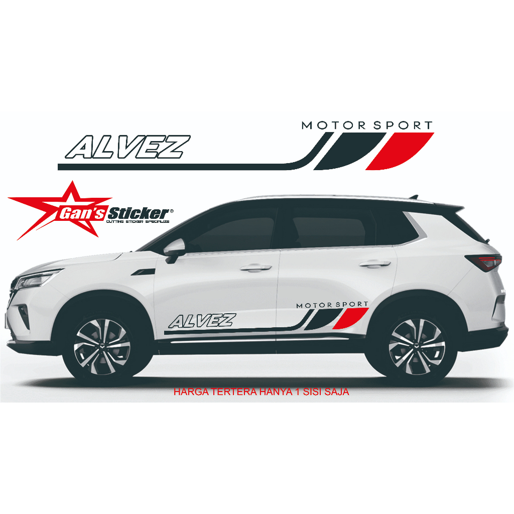 sticker wuling alvez sticker wuling sticker mobil alvez