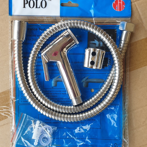 Eins / Clara Fiotini/  Polo Jet Shower Toilet Bidet Chrome Stainless Set Selang