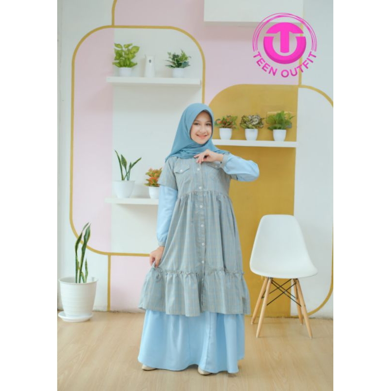 Gamis Najla 2in1 by Teen Outfit