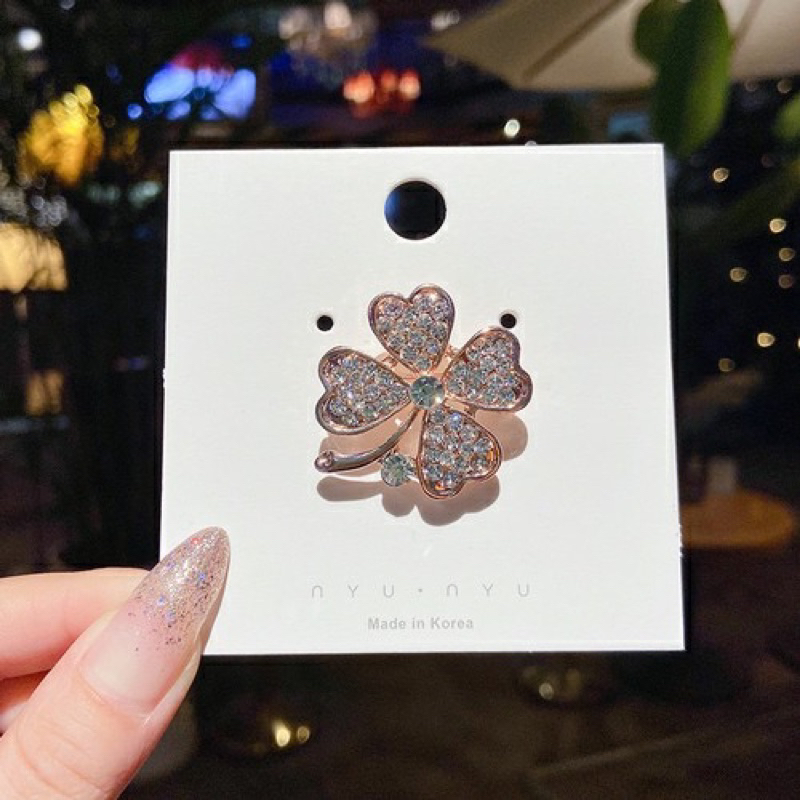 bros hijab / bros premium / bros lucu / bros cantik / bros jilbab / bros laris / bros murah / bros cewek / Bros Geometri Terlaris Model Pita Warna Gold Silver dengan Mutiara / Bros Wanita Korean Style Bros Mutiara Brooch BZO