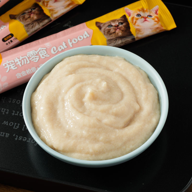 LIEBAO CREAMY CAT - Makanan Snack Cemilan Kucing Adult Kitten Lie Bao Cat Strips 15gr