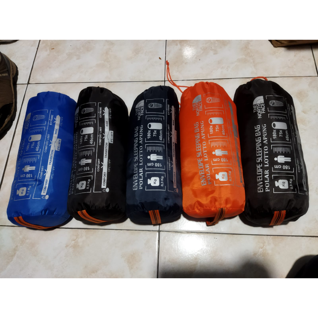 [TERBARU] Sleeping bag + bantal - polar - LOTTO - selimut tidur camping - sleeping bag camping - sle