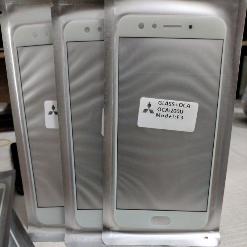 Glass kaca touchscreen Oppo F3 +Lem OCA Kaca touchscreen Oppo F3