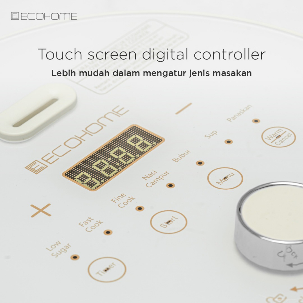 Ecohome Low Carbo Rice Cooker ELS 777 Low Sugar Ricecooker