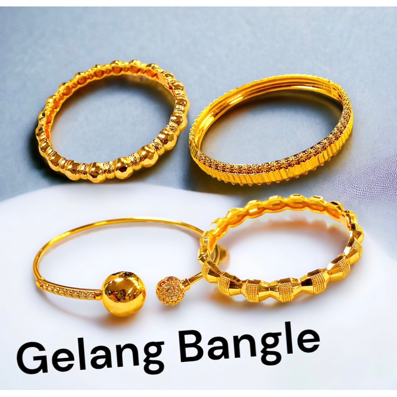 gelang tangan wanita // gelang bangle //perhiasan //gelang permata //gelang buka’an //gelang