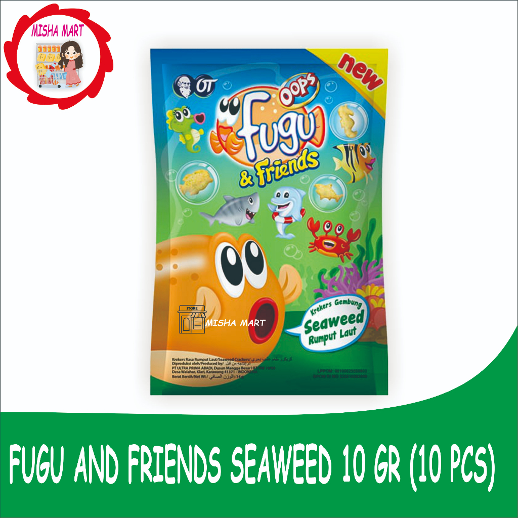 

Oops Fugu Puff Crackers Seaweed/ Grilled Lobster NETTO 14gr x 10 PCS