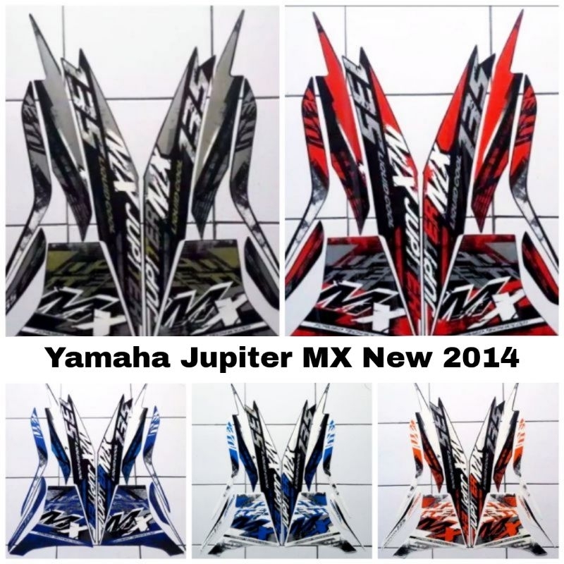 Stiker Striping Motor Yamaha Jupiter MX New 135 2014 List Body Standar