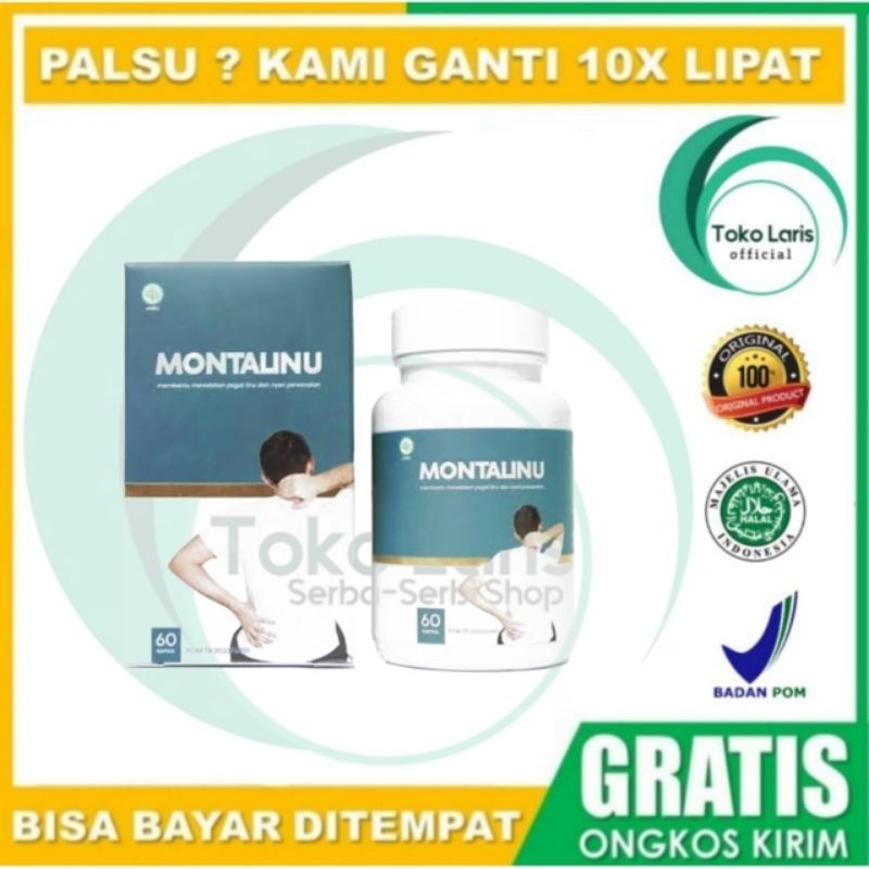 OBAT HERBAL TERAMPUH Montalinu Original 1 Box - Mampu Mengobati Syaraf