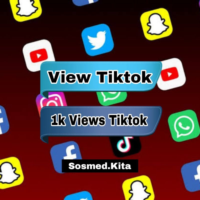 1k View Tiktok Termurah Real Permanent
