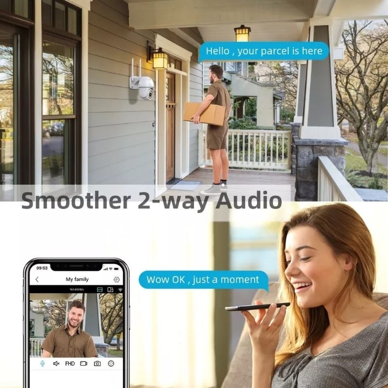 IP CAMERA 8.0MP OUTDOOR YOOSEE PTZ SPEED DOME OUTDOOR WIFI CCTV WIRELESS FULL HD 1080P WATERPROOF NIGHT VISION