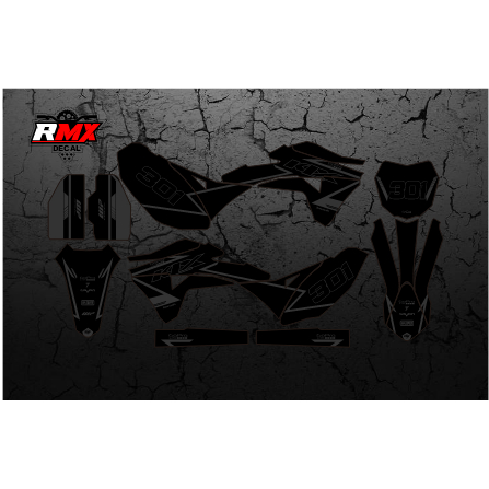 DECAL GORDON FULLBODY (016) DEKAL STIKER KLX GORDON HITAM MERAH, KUNING, HIJAU, BIRU TUA/MUDA, EMAS/