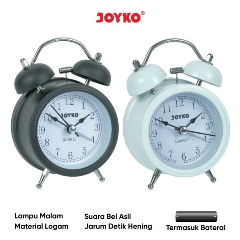 Jam Beker / Weker Dering Joyko ALCL 601 Bonus Baterai - Alarm Clock Original ALCL601