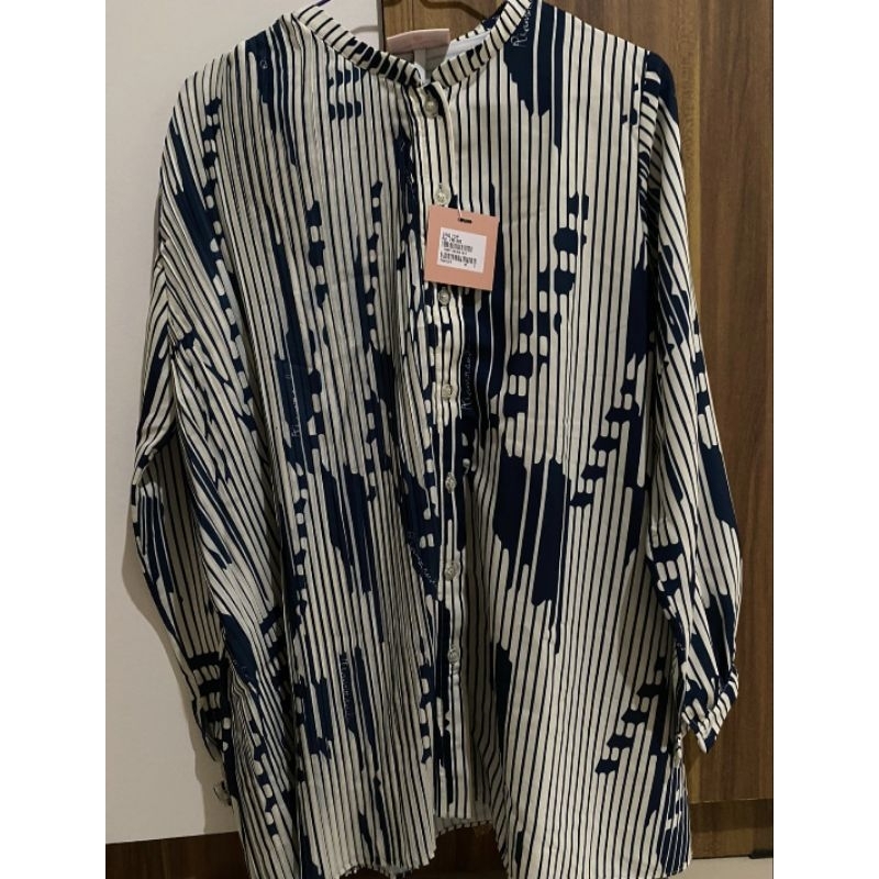 Grid Top Ria miranda Indigo