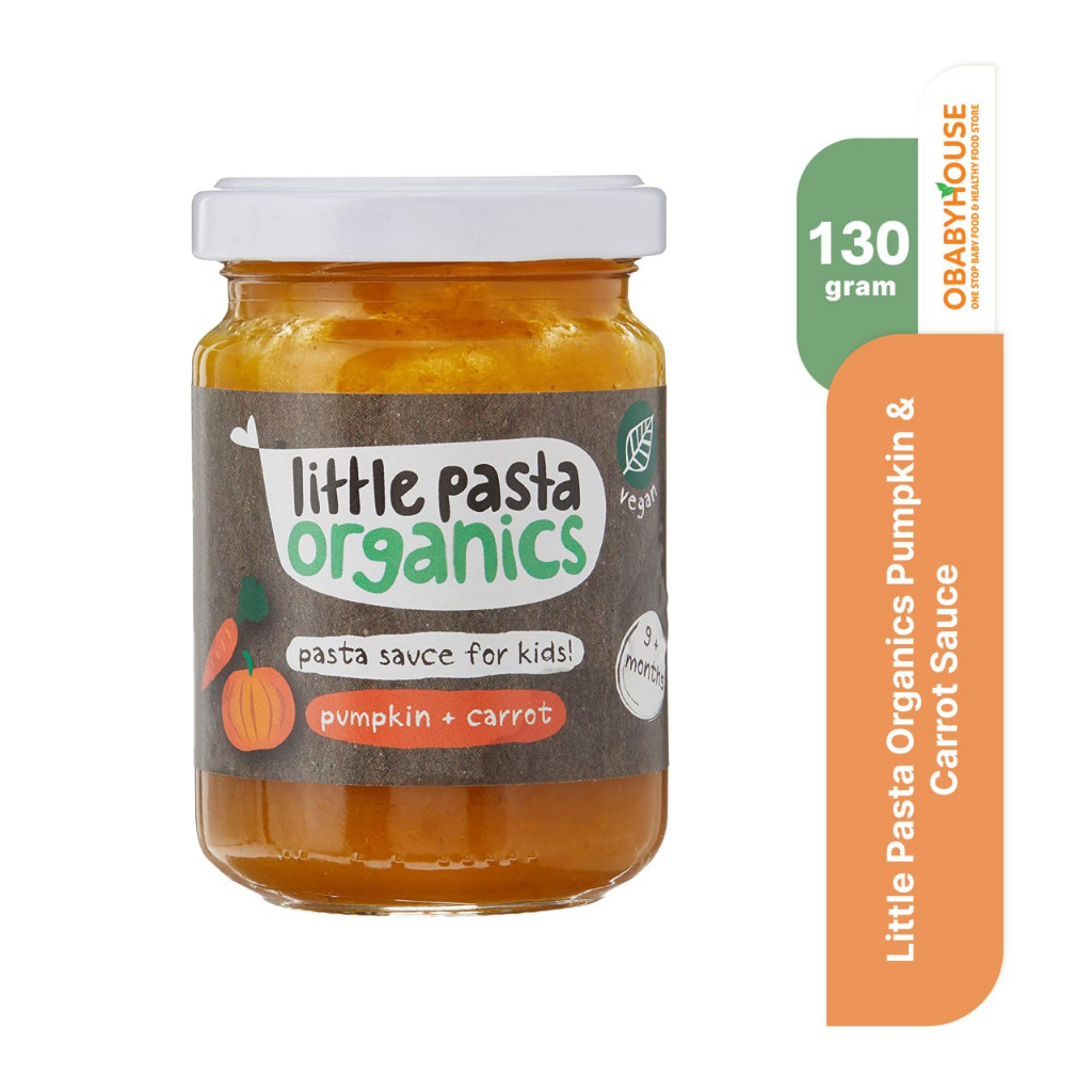 Little Pasta Organics Pumpkin &amp; Carrot Sauce 130 gr