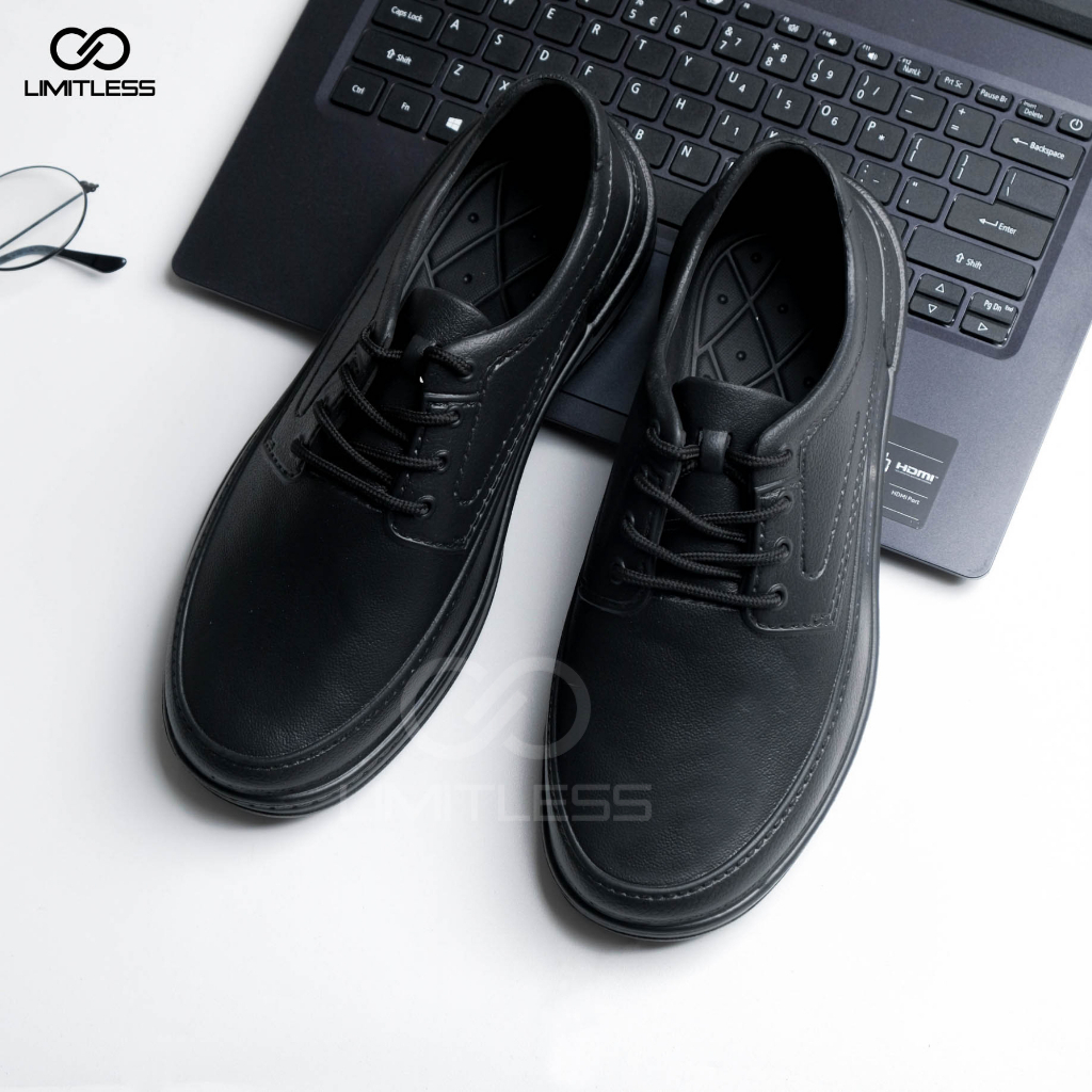 Sepatu Fantofel Pria CRUZZ Kantor Bertali Casual Sepatu Pantopel Cowok Formal Terbaru Premium