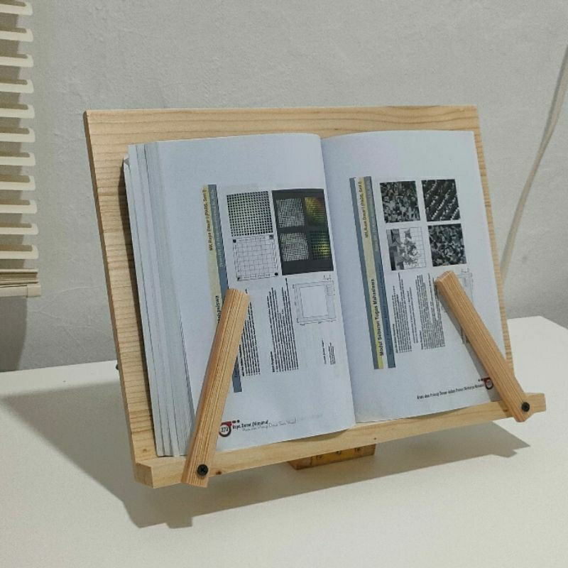 Easel Meja Baca Spesial kayu pinewood stand penyangga buku &amp; lukisan