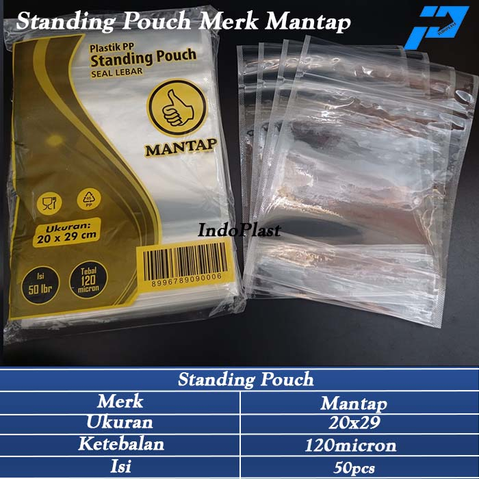 Plastik Berdiri / Plastik Standing / Standing Pouch Mantap 20x29
