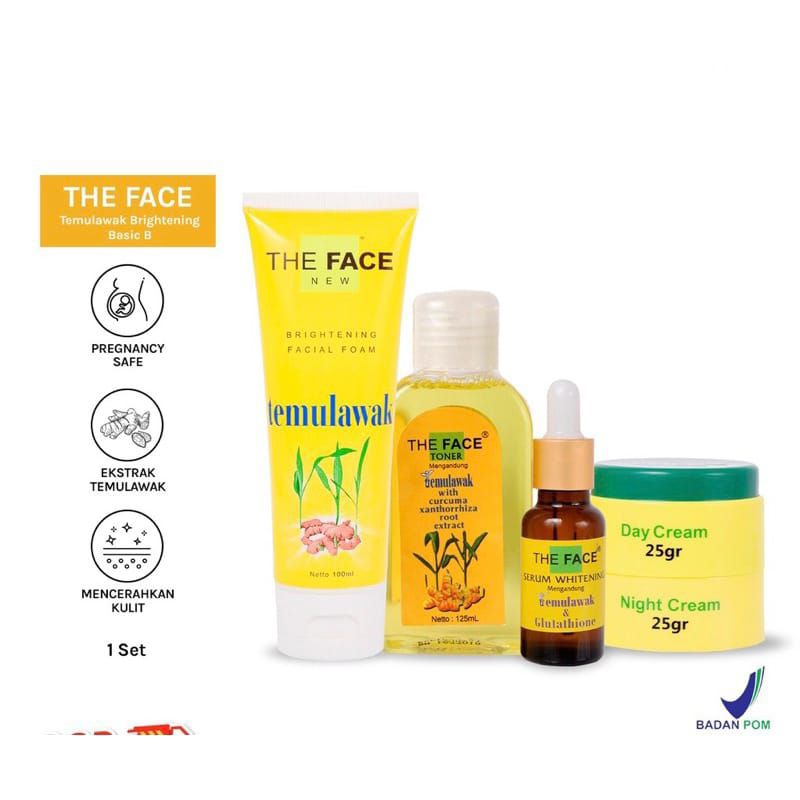 Temulawak/temulawak BPOM/the face temulawak BPOM/paket temulawak bpom