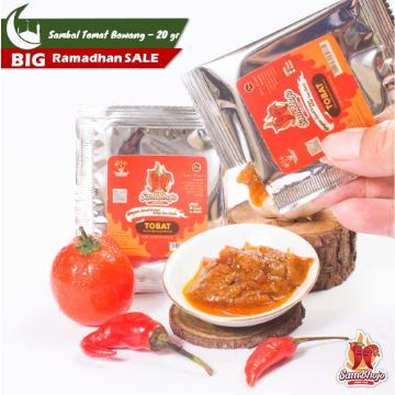 

Sambal Tomat Bawang nikmaT (Bojo Tobat) Sambal Sachet 20 gr Sambal Sachet TravelPack Enak Murah