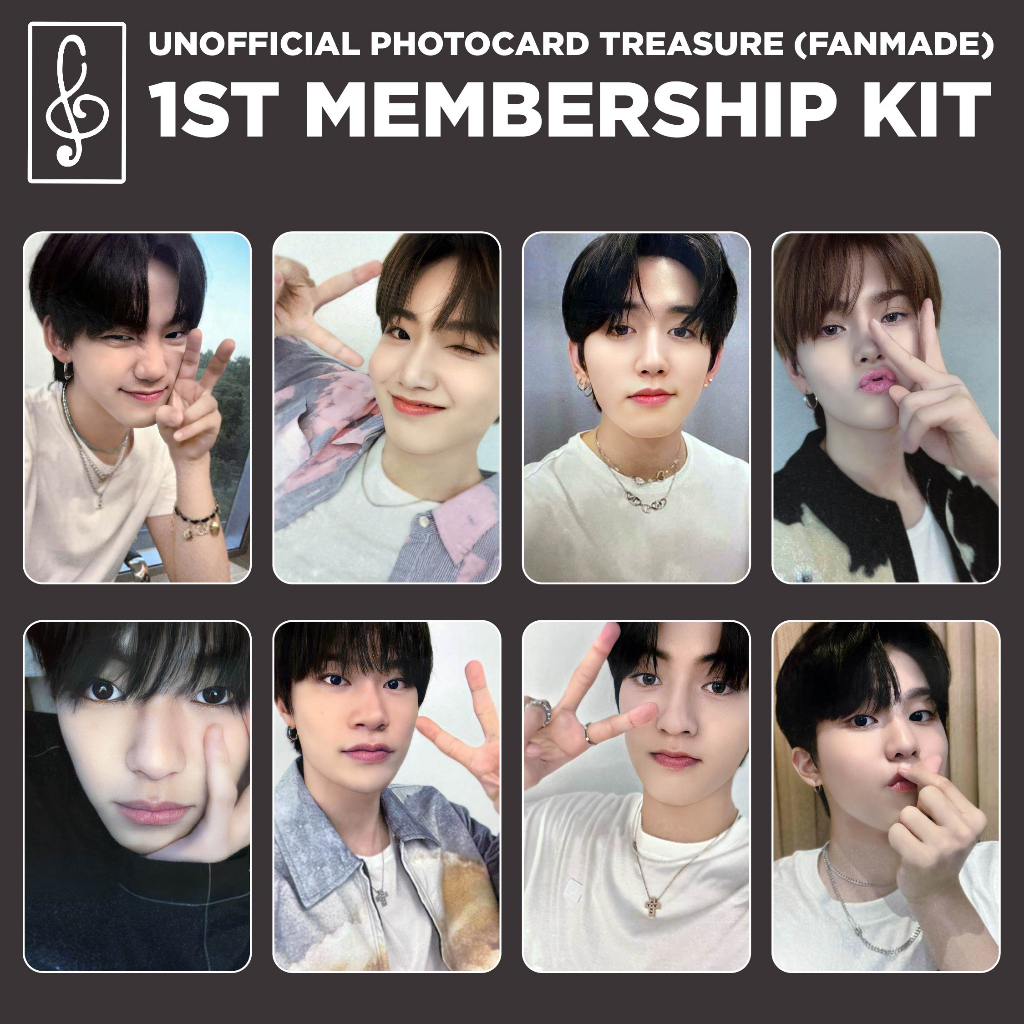 [REPLIKA TREASURE] 1ST MEMBERSHIP KIT PHOTOCARD UNOFFICIAL