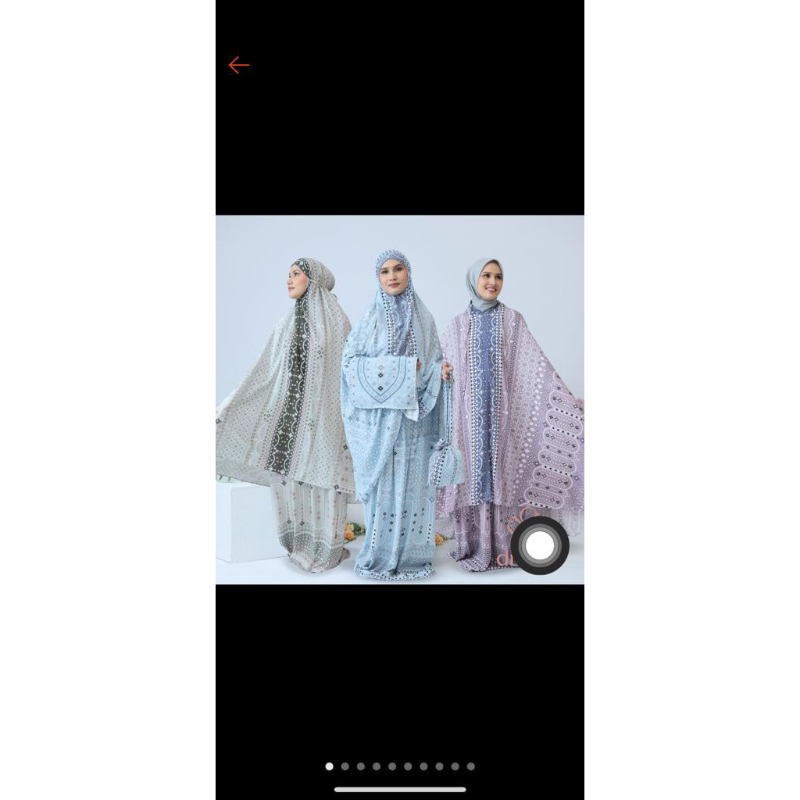 Diario x dwihanda mukena sejiwa set 2 in 1 free sajadah