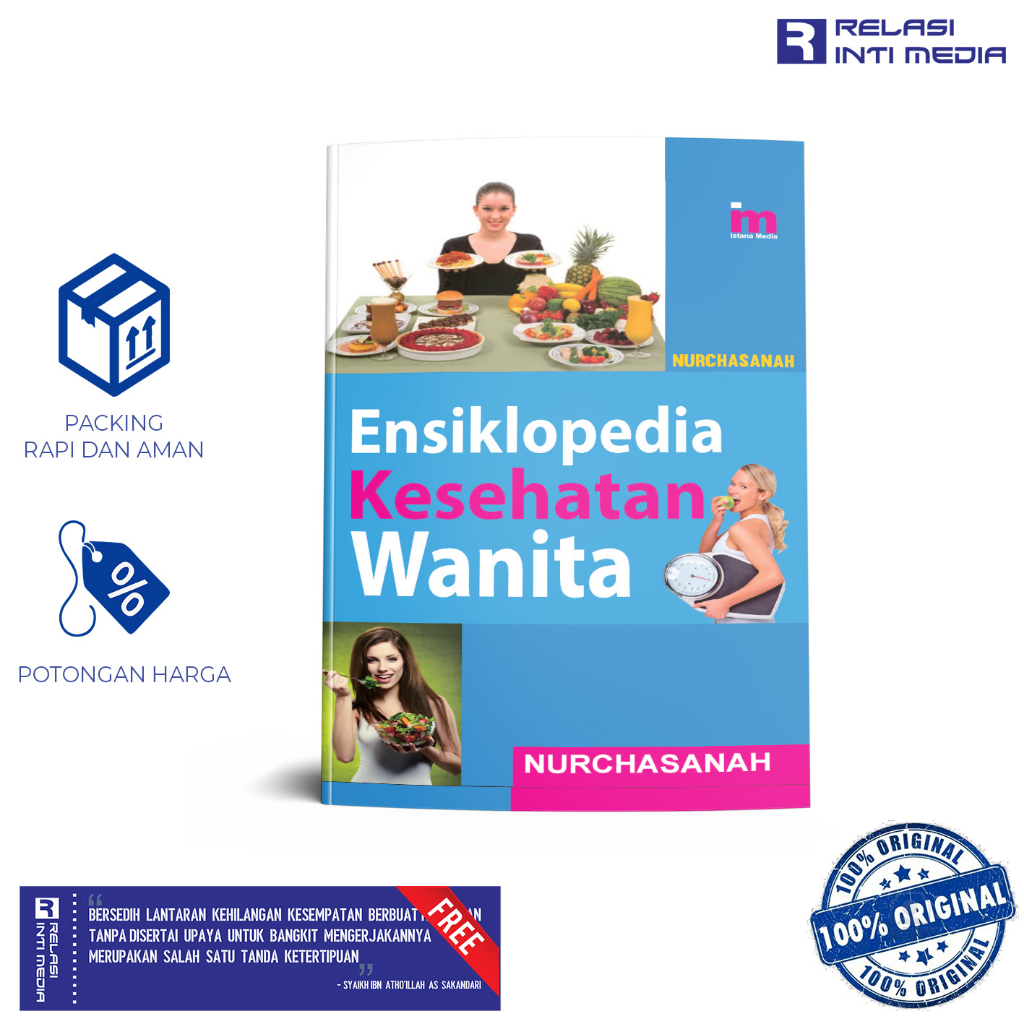 Buku Ensiklopedia Kesehatan Wanita HARD COVER FULL COLOR