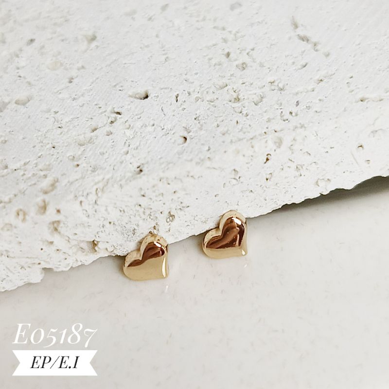 Anting xuping stud love gold E05187