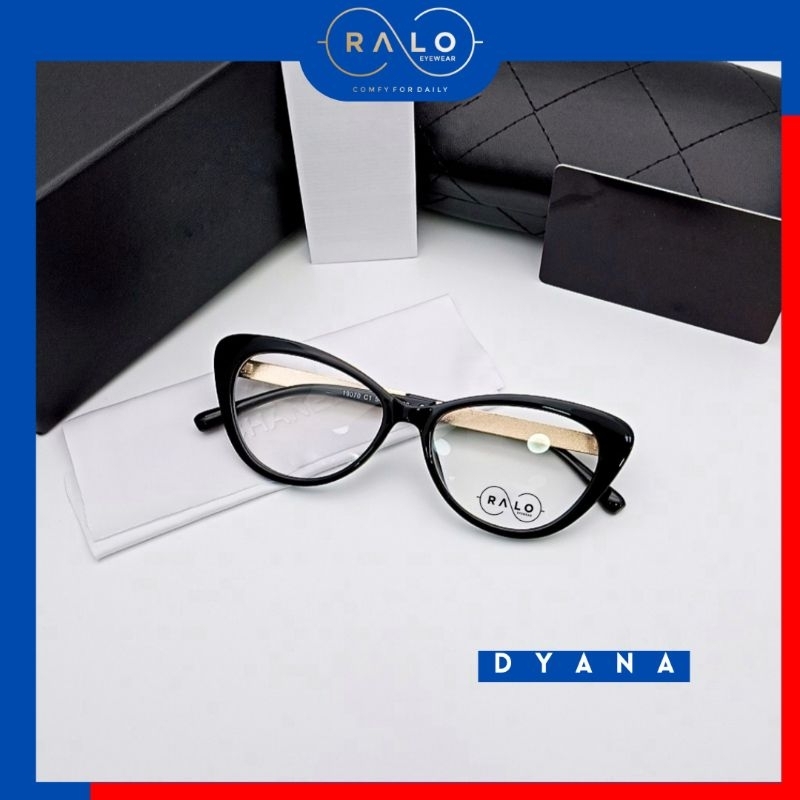 Kacamata Dyana Frame Cat Eye Wanita - 19070