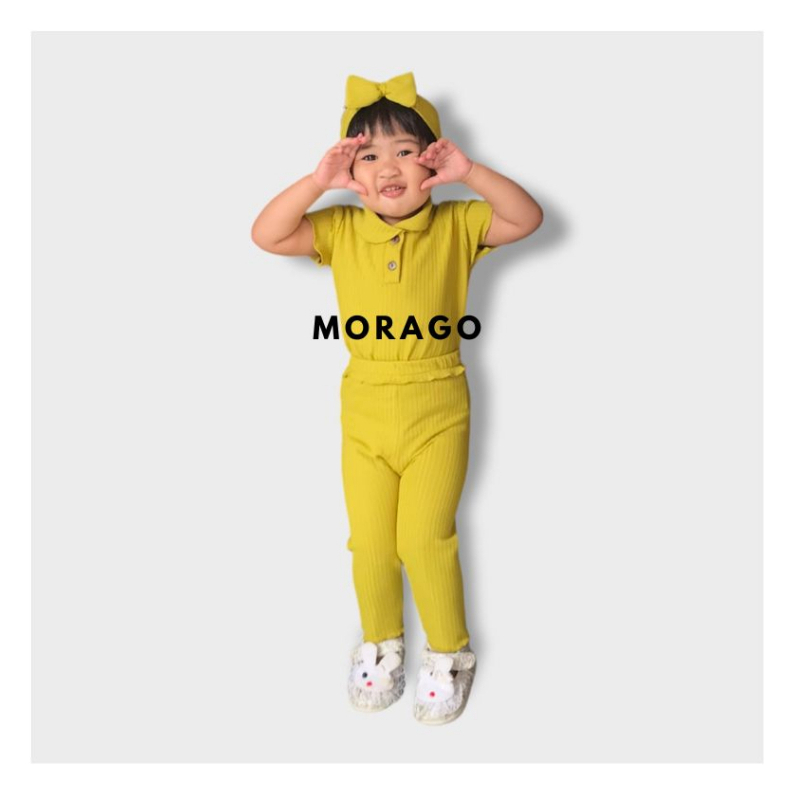 Baju Bayi One Set Mango Knit Set Bayi Murah Usia 3 bulan - 18 bulan