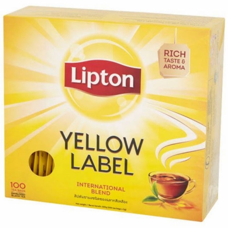 

Lipton Tea / Yellow Tea Lipton 100s