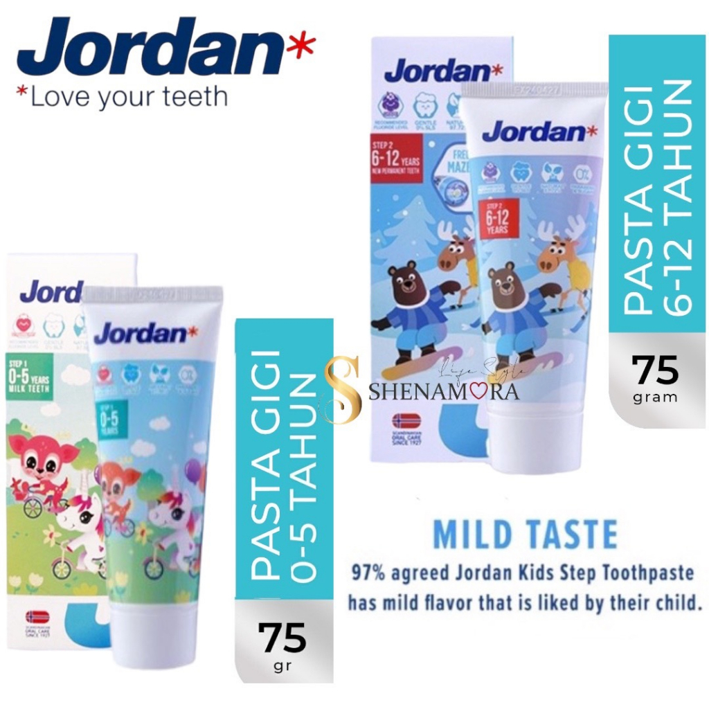 Jordan Baby Kids Toothpaste | Pasta Gigi 75gr