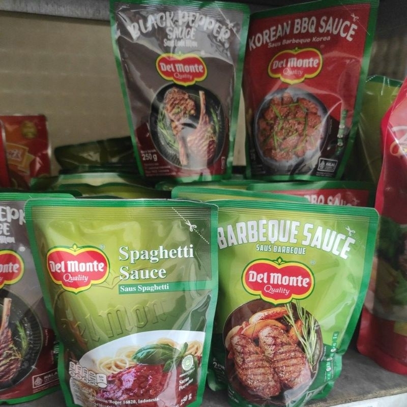 

Del Monte Saus BBQ Spaghetti Black Pepper 250 gram