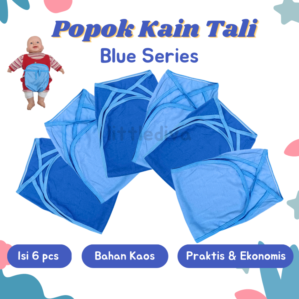 POPOK Bayi Kain 6pcs AKACHAN - popok Rainbow warna-warni Bayi