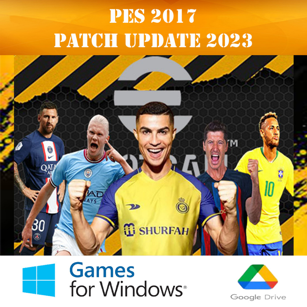 PES 2017 PATCH UPDATE 2023 + BRI LIGA 1 - PC LEPTOP GAMES