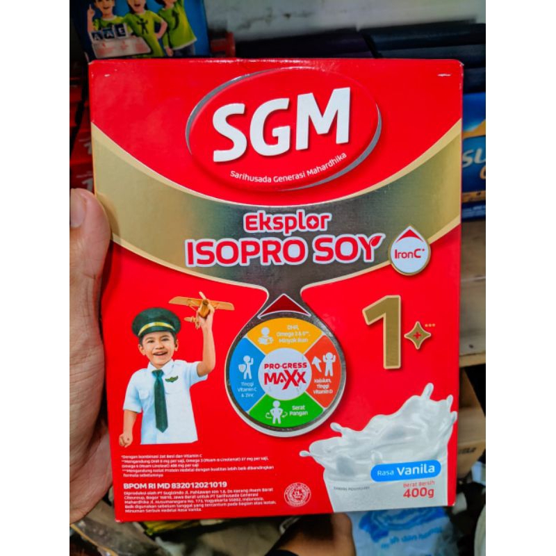 SGM SOYA 1+ 400gr VANILA