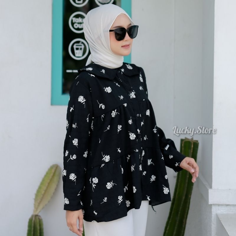 BELYN BLOUSE CRINKLE