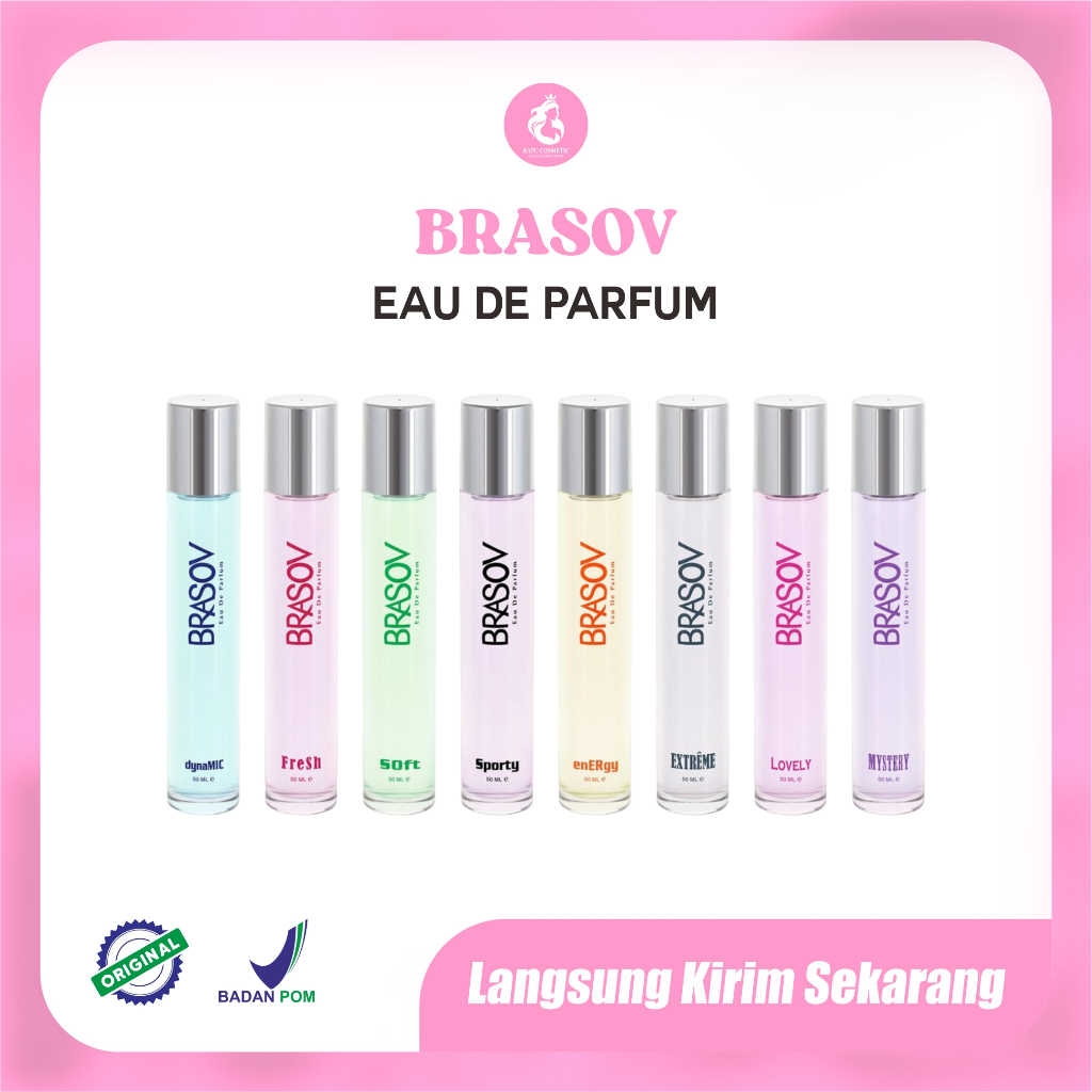 BRASOV Eau De Parfum 50 ml Original Halal BPOM | minyak wangi tubuh