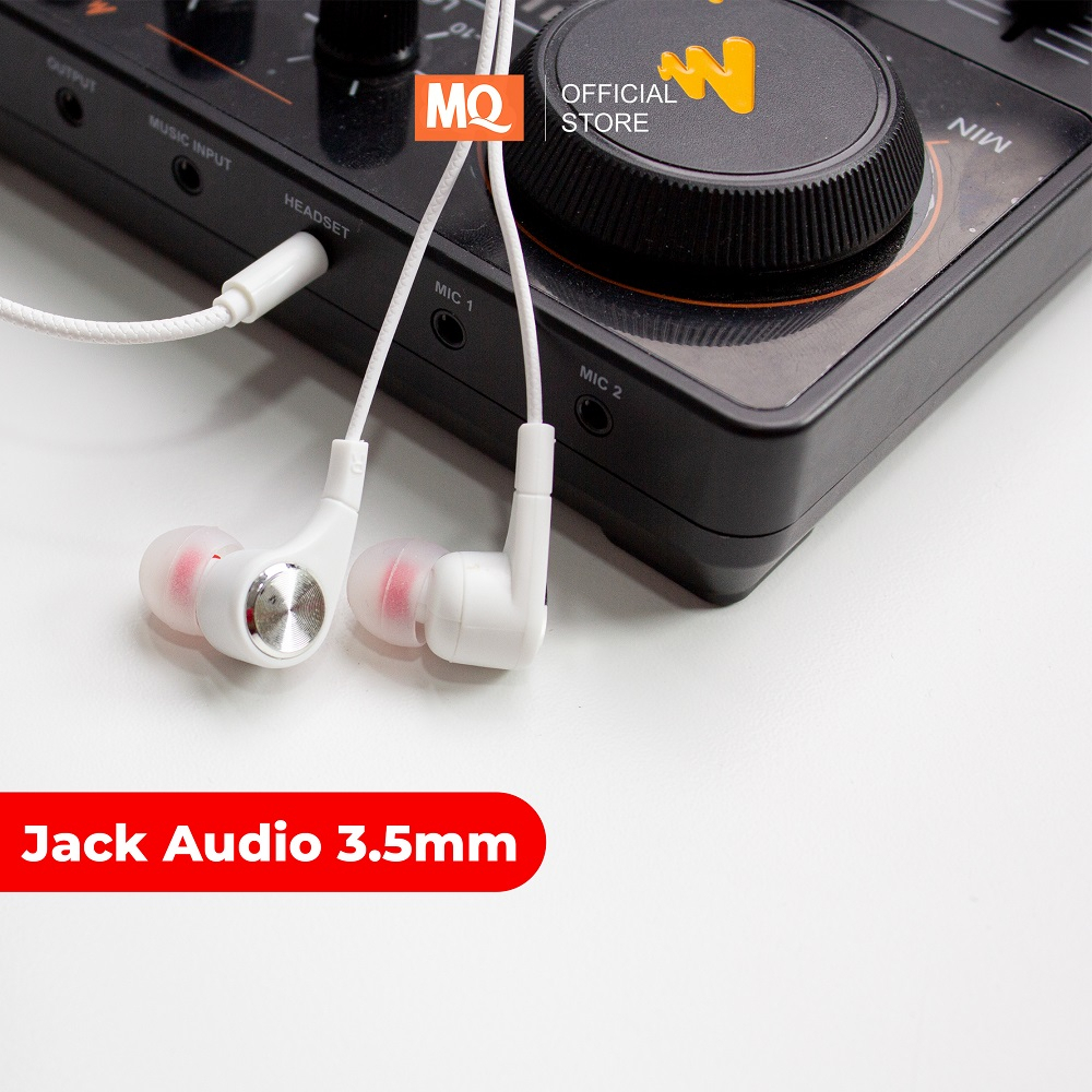 MQ Super Bass Headset Bass Stereo Earphone Wired Headphone With Mic Hedset Gaming Universal Phone Maghnetic Super Big Bass MQ123