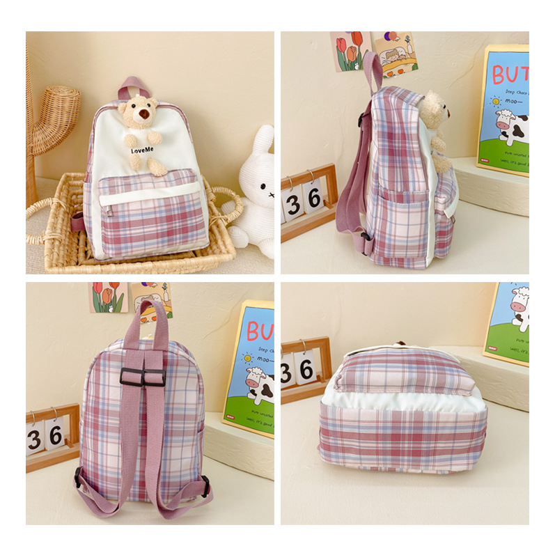 TweedyToys - Ransel Beruang / Tas Kain Anak Lucu / Tas Ransel Anak Import