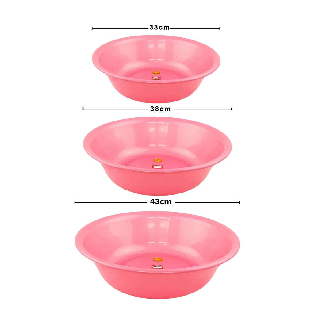 Baskom Plastik Bulat* Shinpo Baskom* Baskom Serbaguna