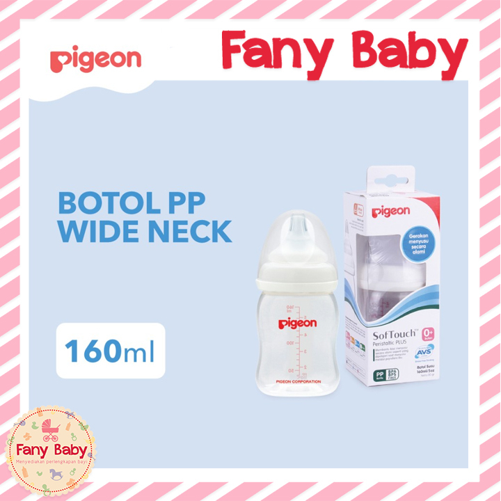 PIGEON BOTTLE PP WIDE NECK 160ML