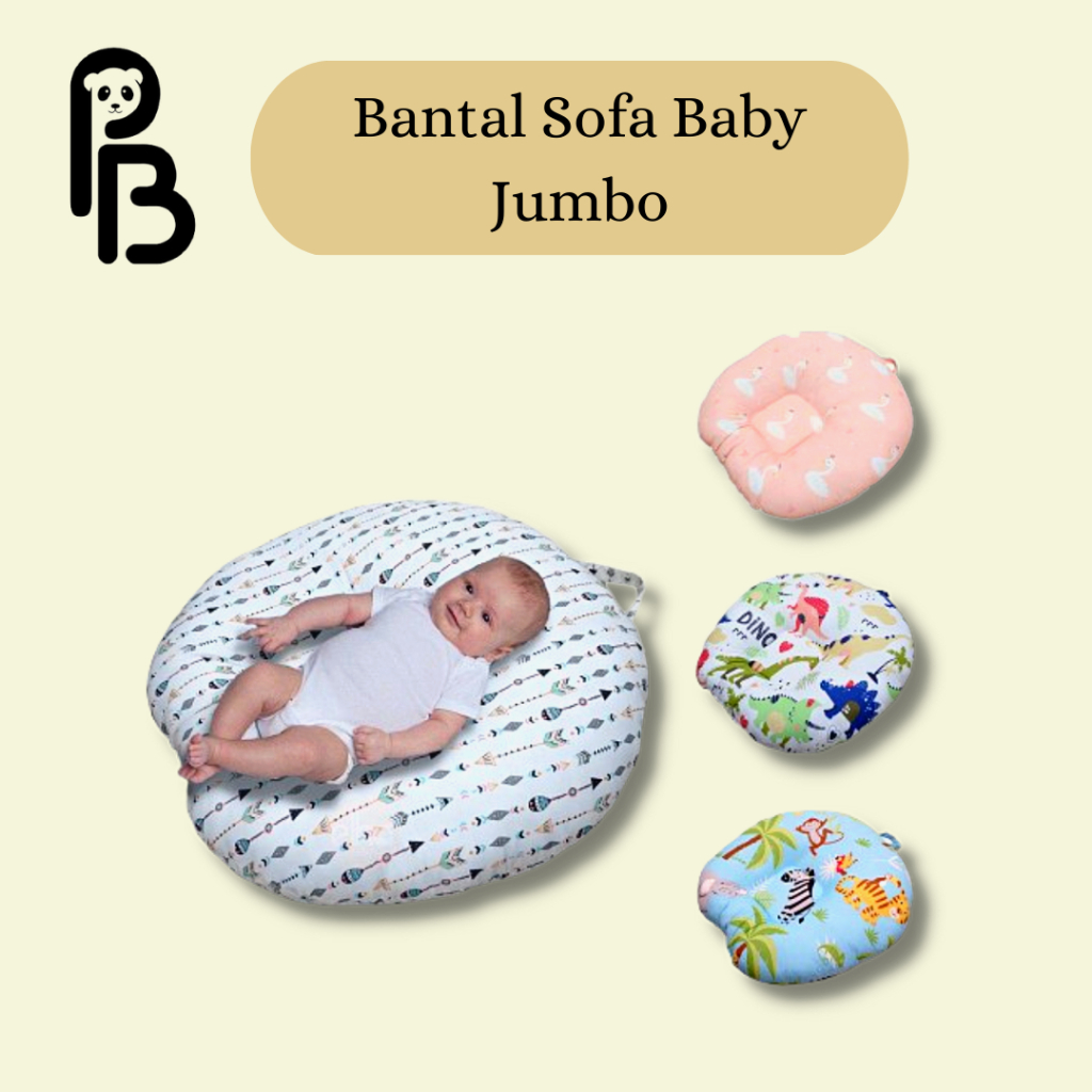 Precious Baby | Bantal Sofa Bayi Jumbo | Precious Baby | Size 60x63 CM | Bantal Duduk Bayi | Baby Sofa Cushion | Baby Seat Cushion