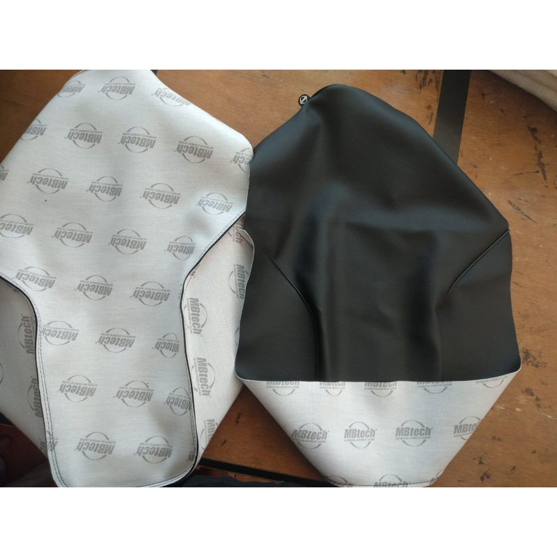 Bungkus Cover Kulit Variasi Jok Motor CB 100 MBTECH Camaro dan Mbtech Carera