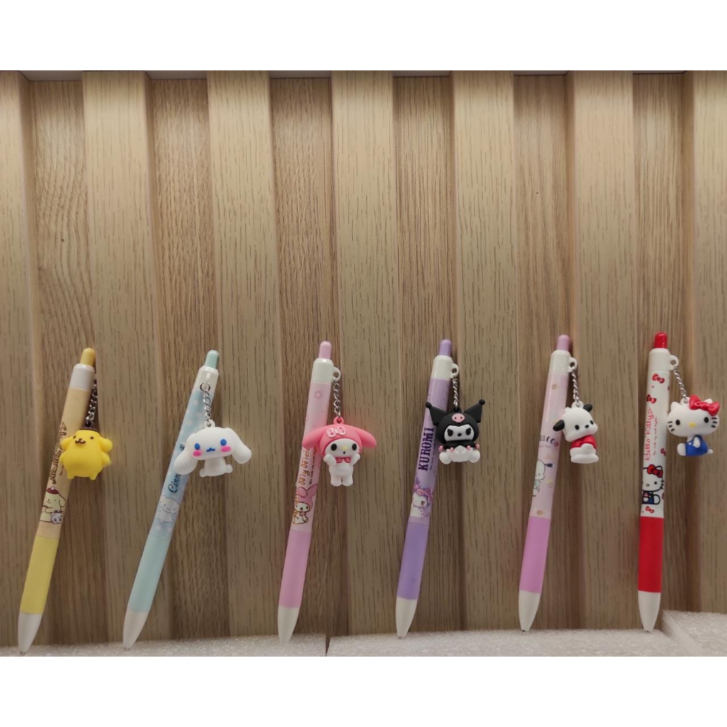 PENSIL MEKANIK SANRIO GANTUNG PENSIL MEKANIK LUCU PENSIL CETEK ALAT TULIS SEKOLAH PENSIL UNIK @banyak